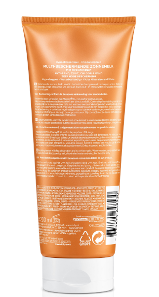 Vichy Capital Soleil Lait Multi-Protection SPF50+ Tous Types de Peaux | 200ml