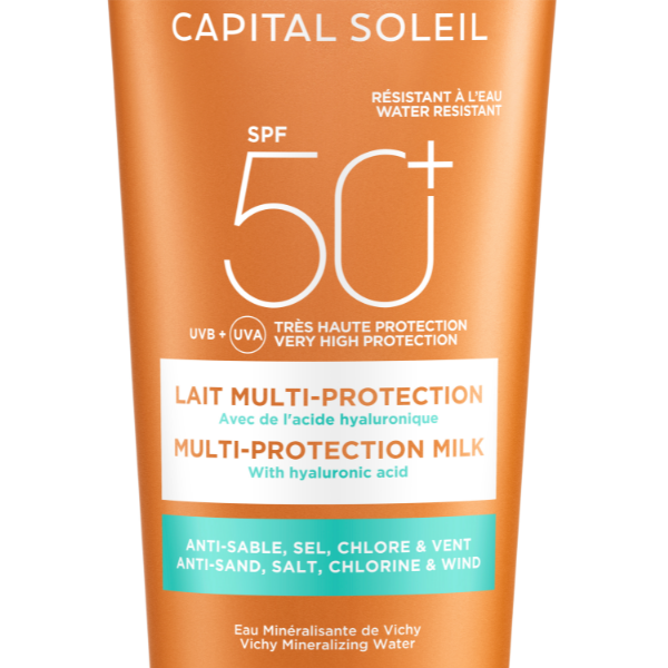 Vichy Capital Soleil Lait Multi-Protection SPF50+ Tous Types de Peaux | 200ml