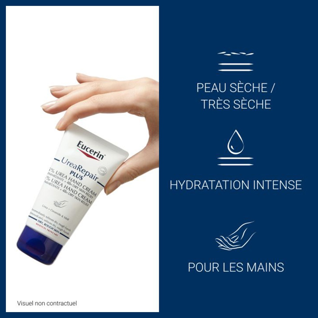 EUCERIN UreaRepair PLUS Crème Mains 5% d'Urée