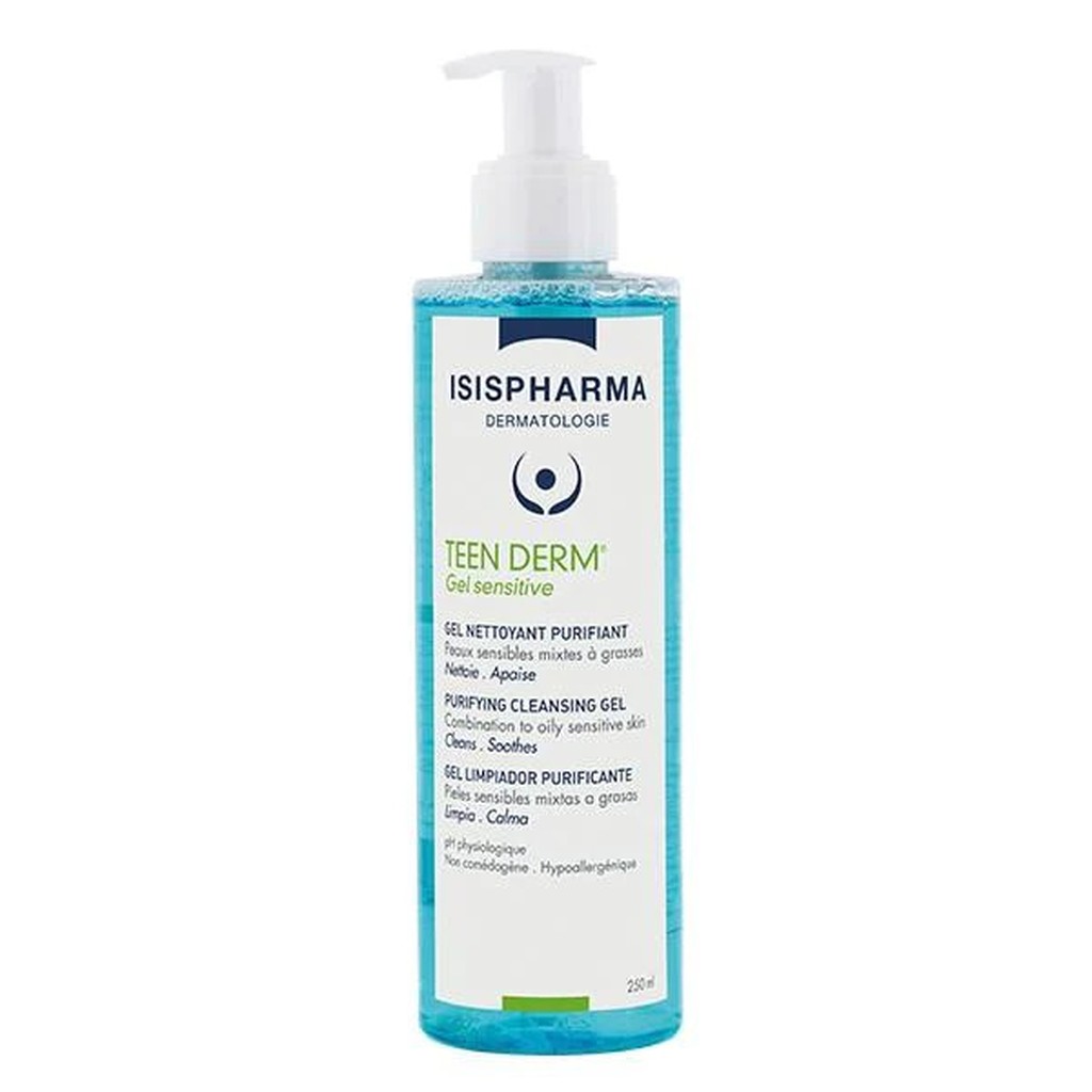 ISISPHARMA TEEN DERM  GEL SENSITIVE FLACON  | 250ML