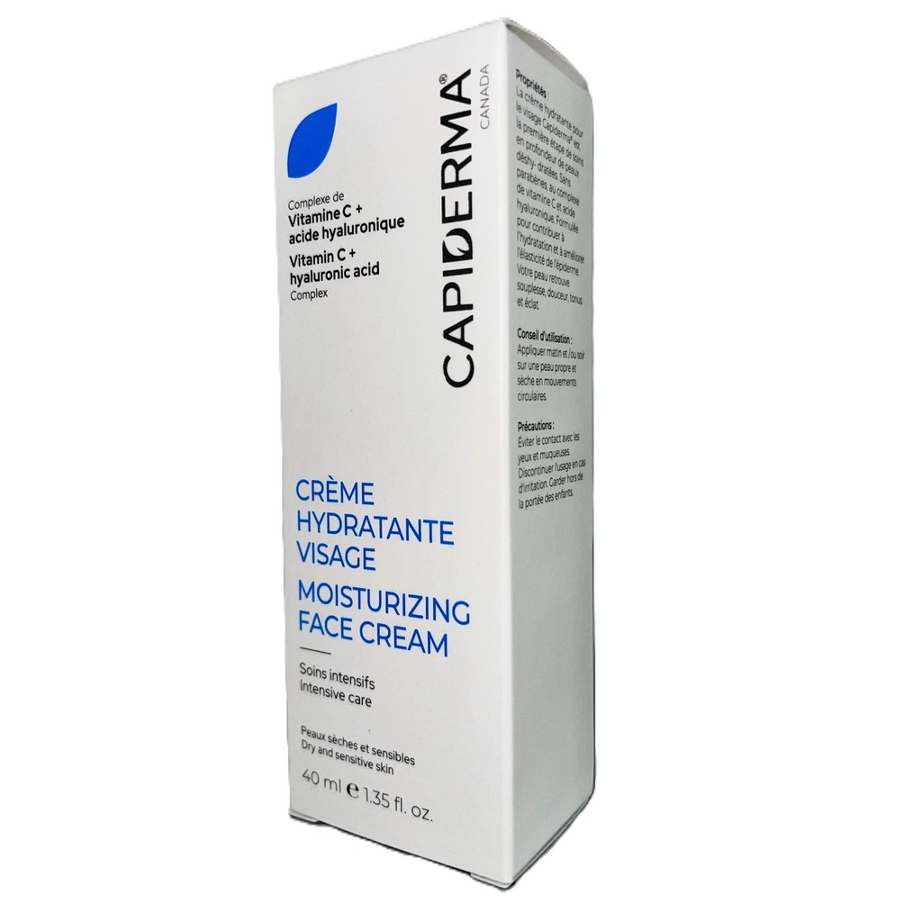 CAPIDERMA CREME HYDRATANTE VISAGE PEAUX SECHES ET SENSIBLES 40ML