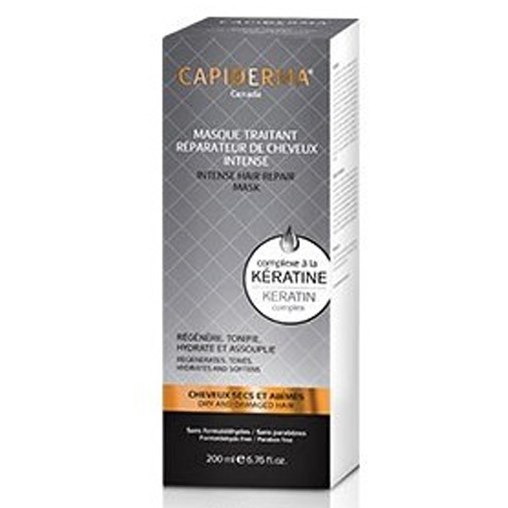 CAPIDERMA MASQUE TRAITANT A LA KERATINE |200ML