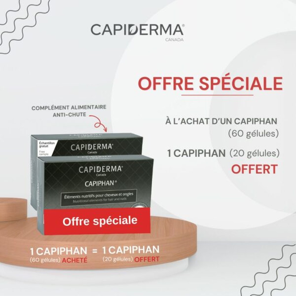 OFFRE PACK CAPIDERMA CAPIPHAN 60 CAPSULES + CAPIPHAN 20 CAPSULES