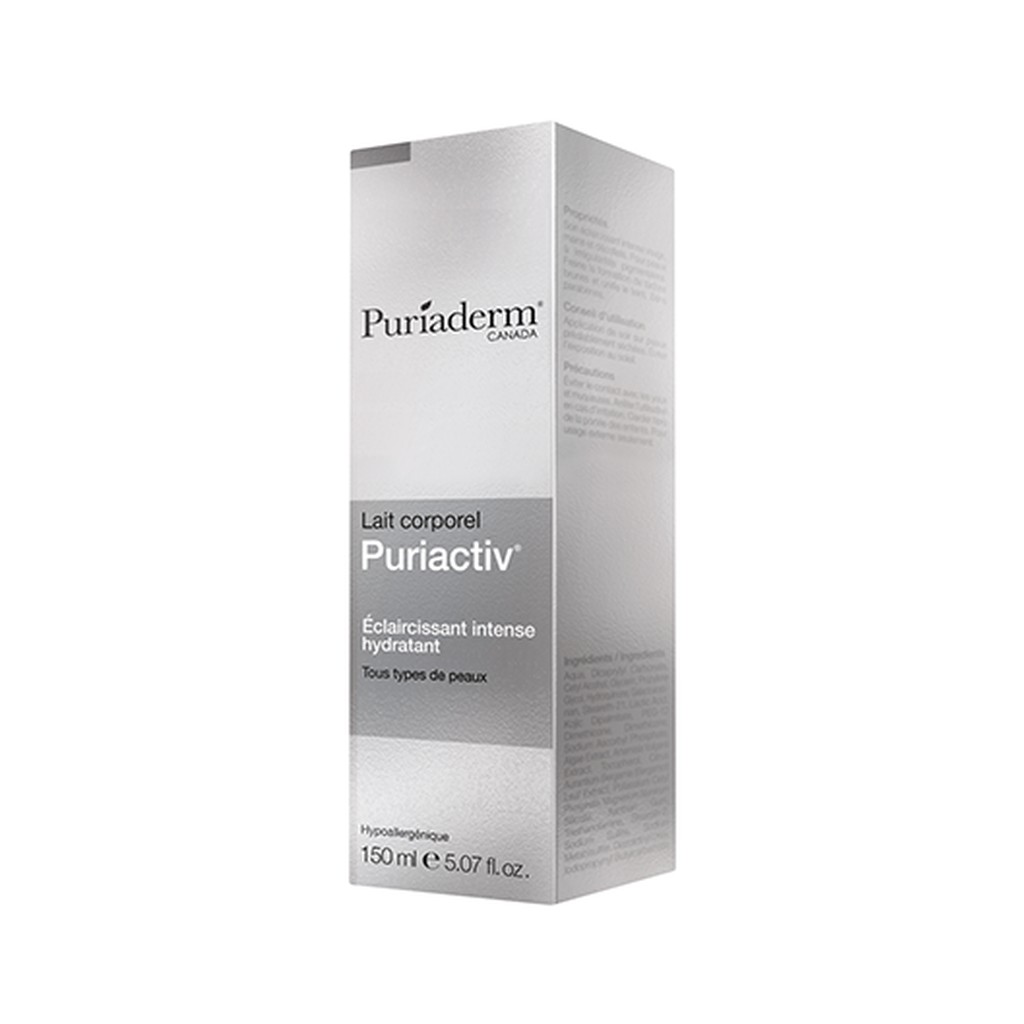 PURIADERM PURIACTIV LAIT CORPOREL  HYDRATANT ECLAIRCISSANT |150ML