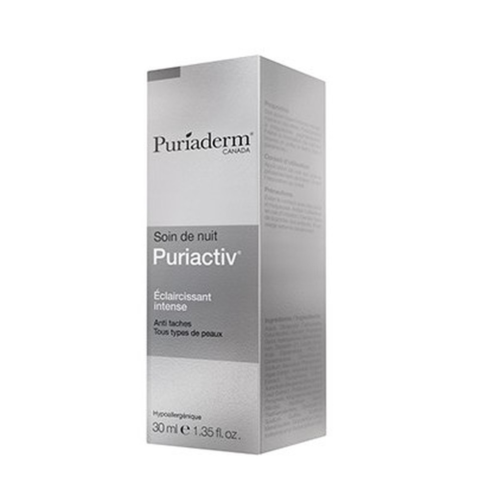 PURIADERM PURIACTIV SOIN DE NUIT ECLAIRCISSANT |30ML