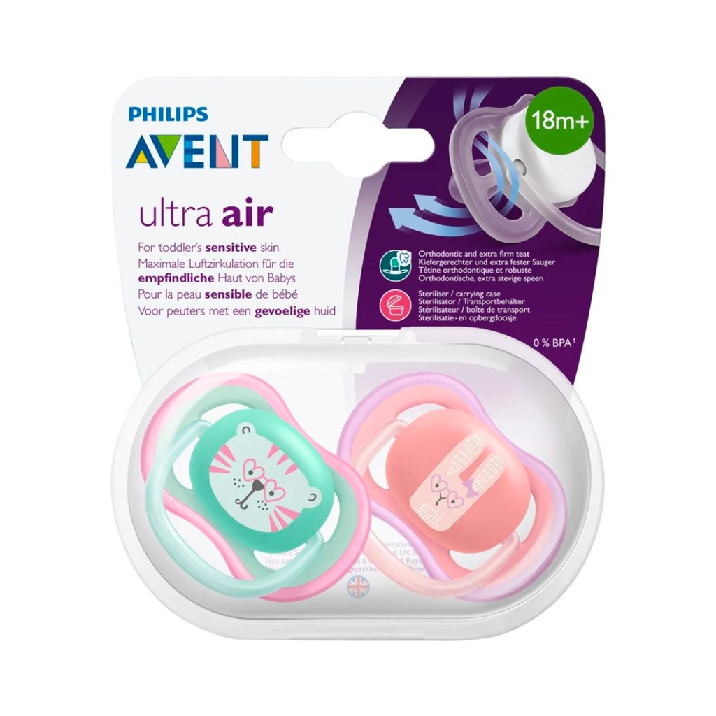 PHILIPS AVENT SUCETTE ULTRA AIR 18M+