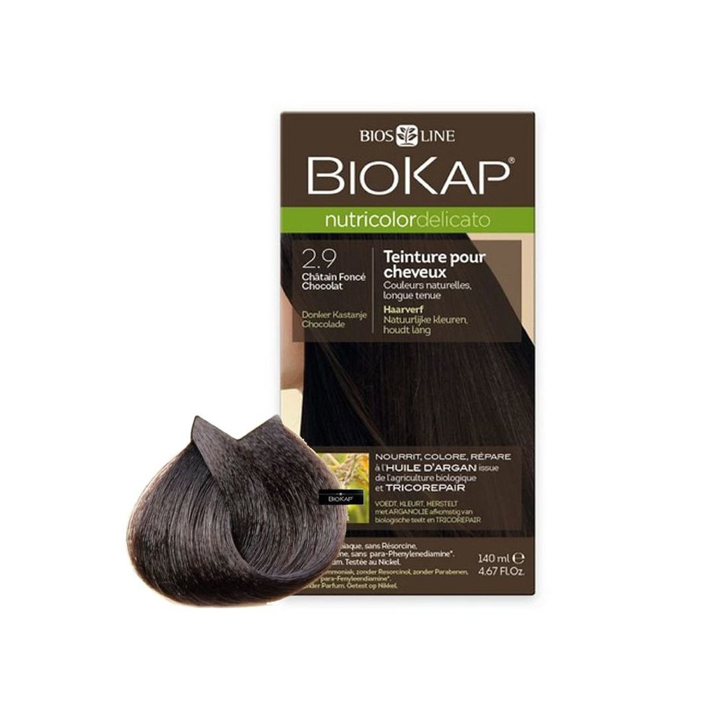 BIOKAP Nutricolor Delicato  2.9  Châtain Foncé Chocolat (140 ml)