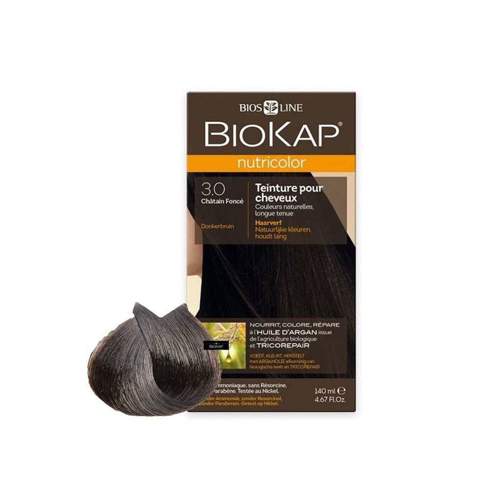 BIOKAP Nutricolor 3.0 Châtain Foncé (140 ml)