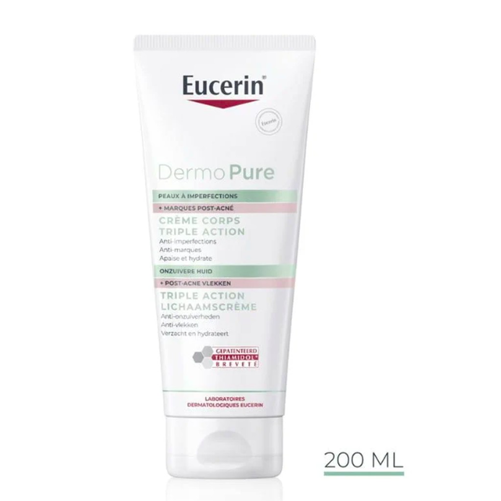 Eucerin dermopure crème corps triple action l 200ml