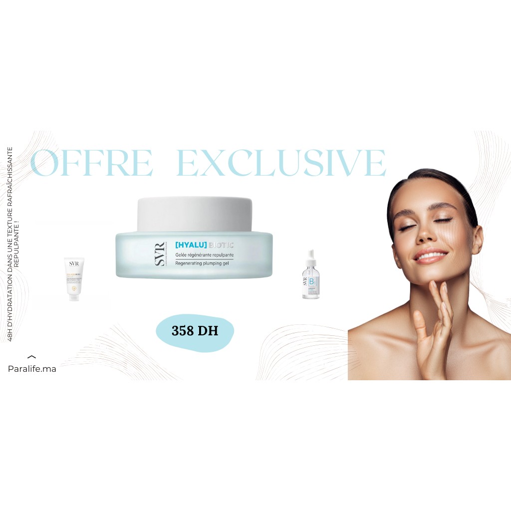 OFFRE SVR BIOTIC HYALU + COLLAGEN 15ml + AMPOULE B3 10ml
