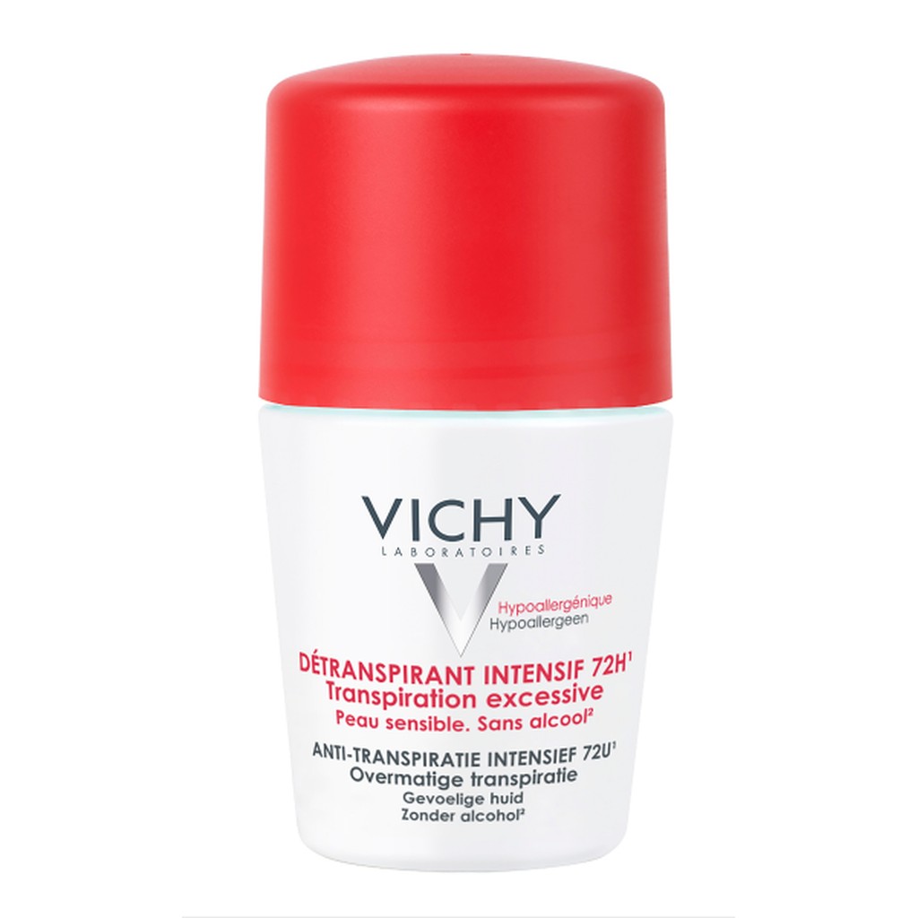 Vichy Déodorant Femme Détranspirant Intensif 72H Tous Types de Peaux