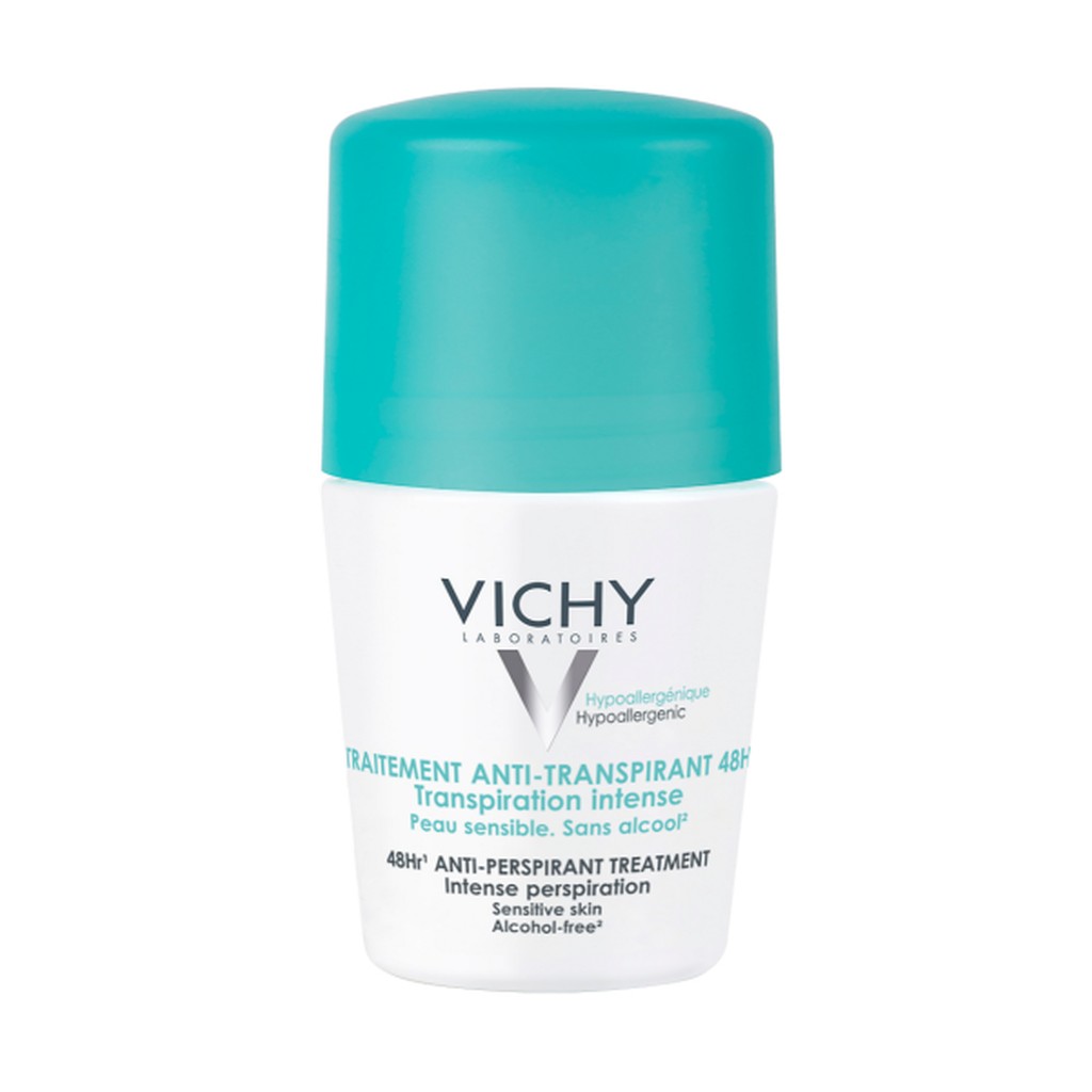 VICHY Déodorant Anti-Transpirant 48H Bille Peau Sensible | 50ml