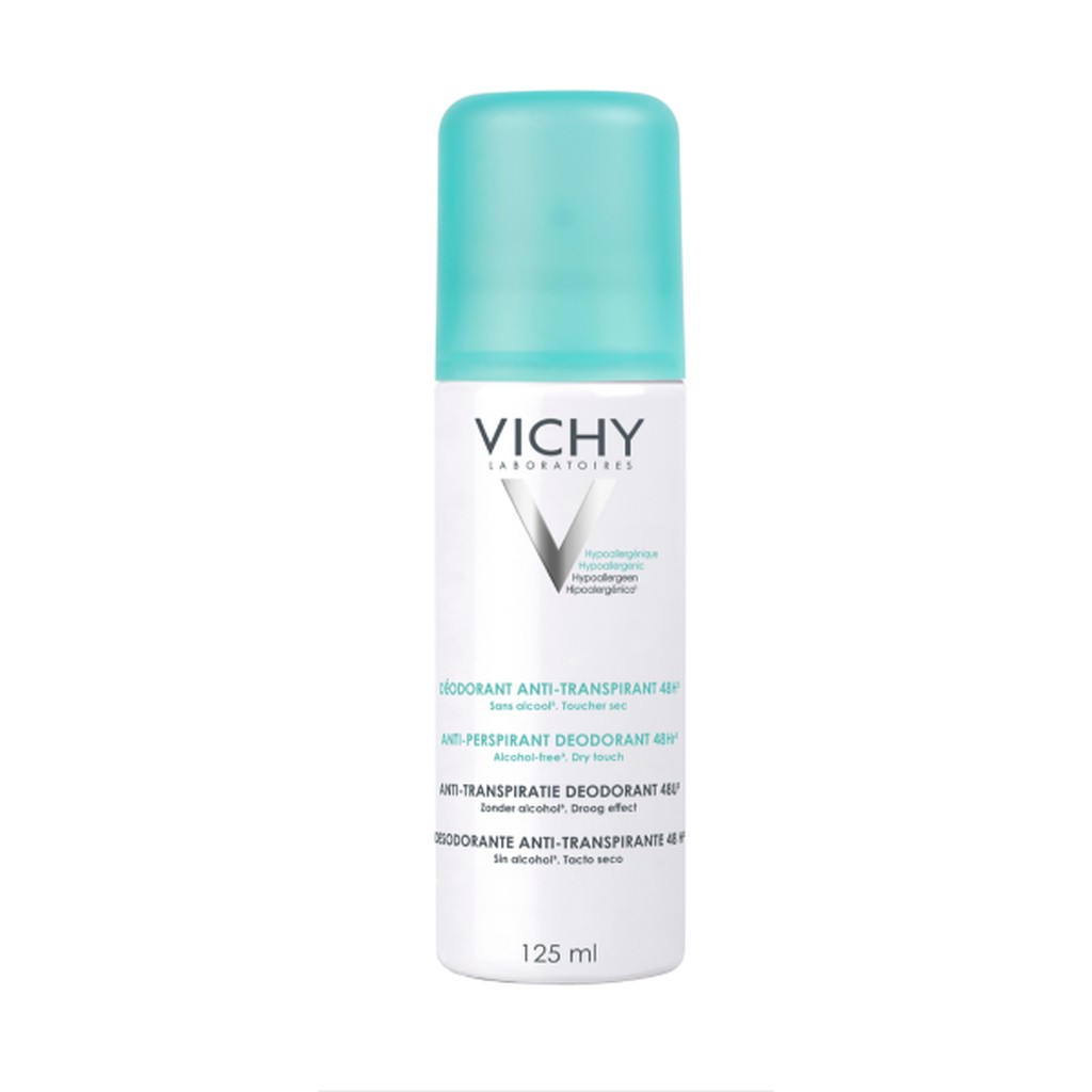 Vichy Déodorant Anti Transpirant 48H Aérosol Peau Sensible | 125ml