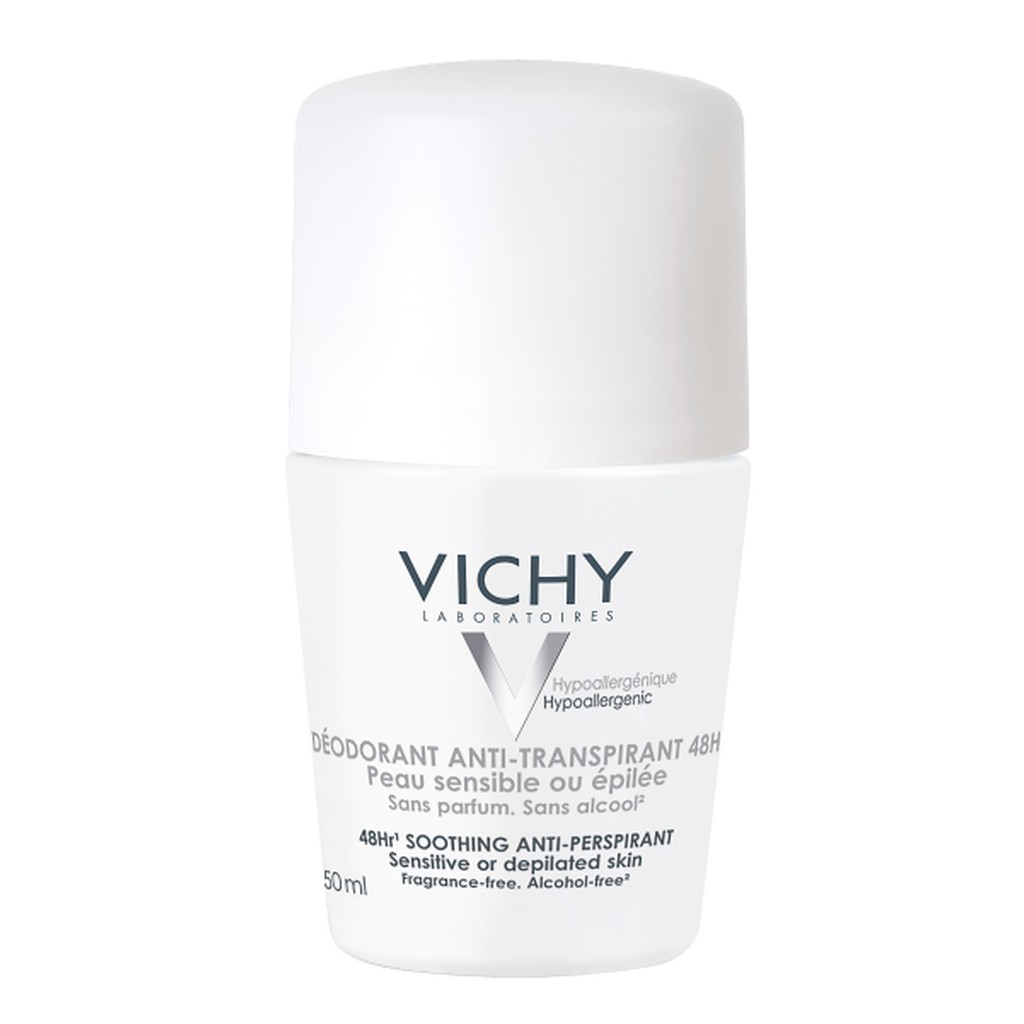 Vichy Déodorant Anti transpirant 48H Peau Sensible & Epilée | 50ml