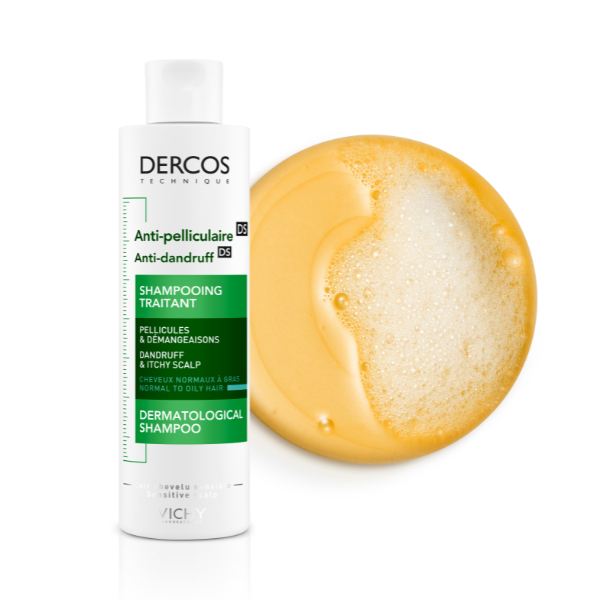 Dercos Shampoing Anti-Pelliculaire Cheveux Normaux à Gras | 200ml