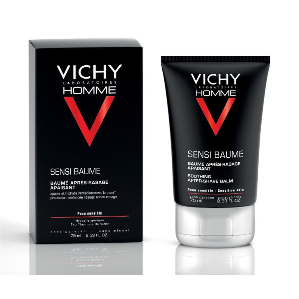 Vichy Homme Sensi-Baume Ca. Baume Après-Rasage Fortifiant | 75ml