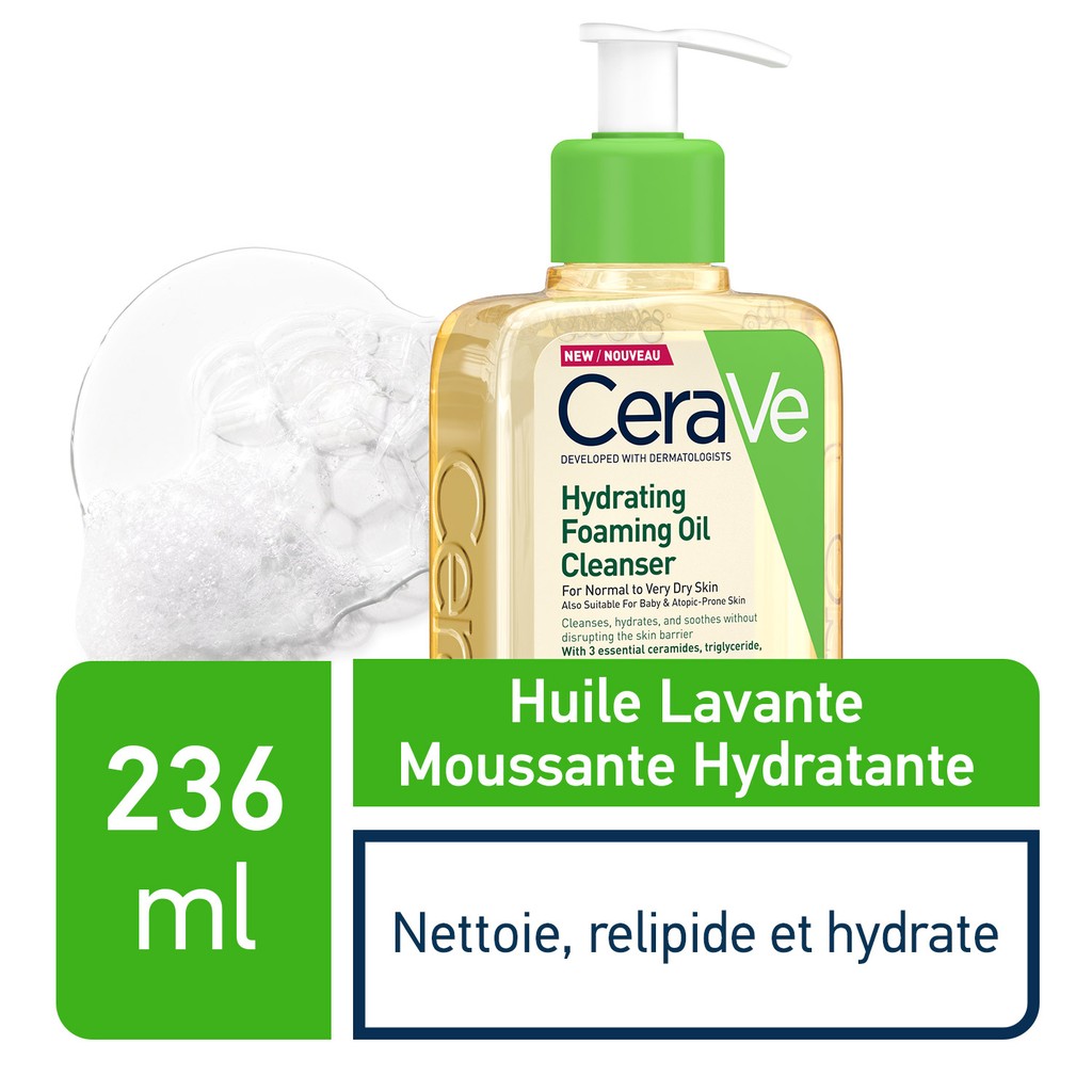 CeraVe Huile Lavante Moussante Hydratante l 236ml