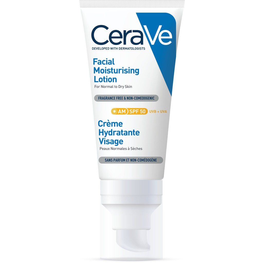 CeraVe crème hydratante visage SPF50+ l 52ml