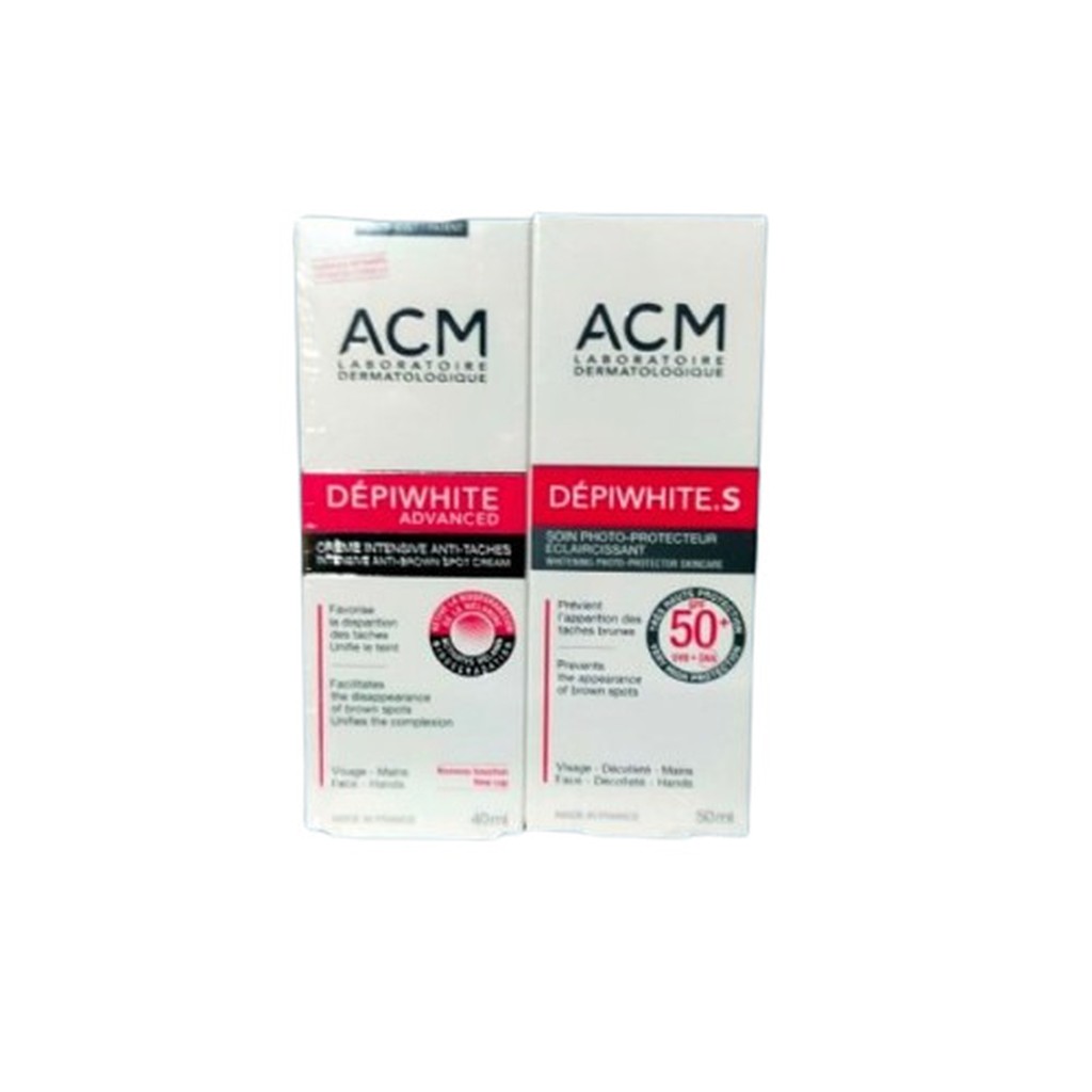 PACK ACM DEPIWHITE CREME ADVANCED + DEPIWHITE.S creme SOLAIRE SPF50