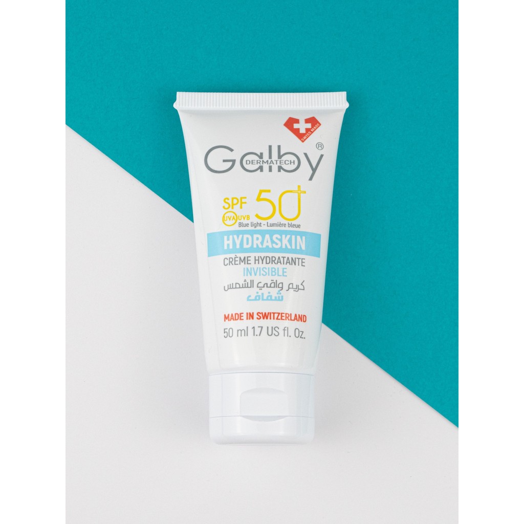 Galby Dermatech HYDRASKIN Crème Solaire Invisible SPF 50+