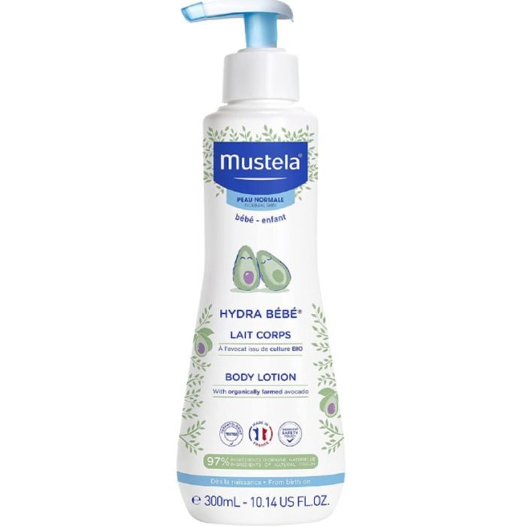 Mustela Lait corps Hydra Bébé à l'avocat BIO l 300 ml