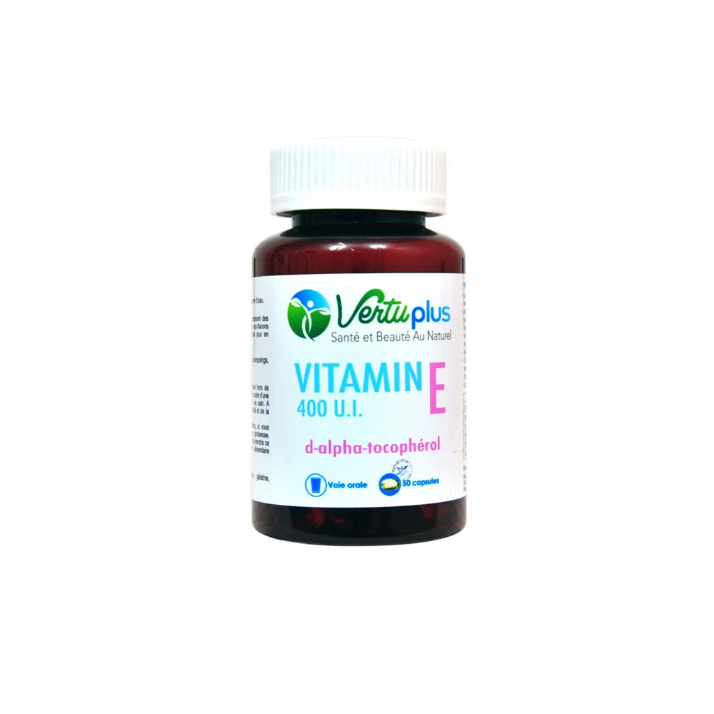 Vertu plus Vitamine E l 50 Capsules