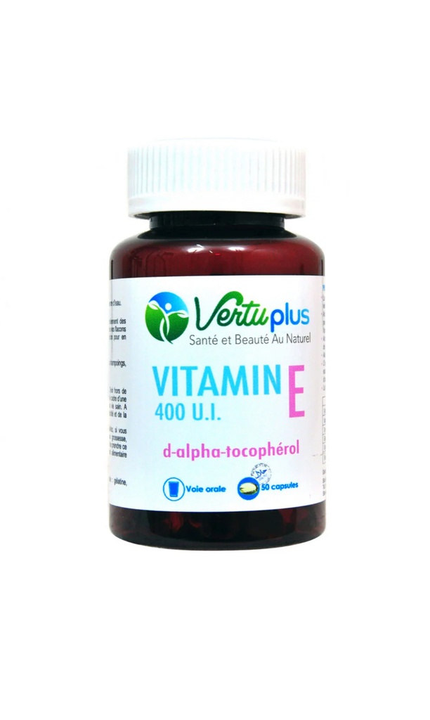 Vertu plus Vitamine E l 50 Capsules