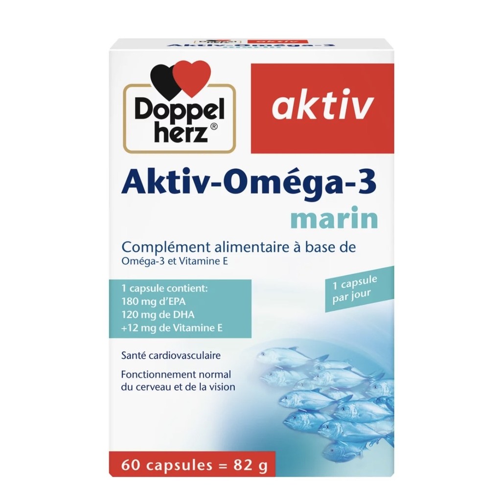 Doppelherz Aktiv Oméga-3 marin l 60 caps
