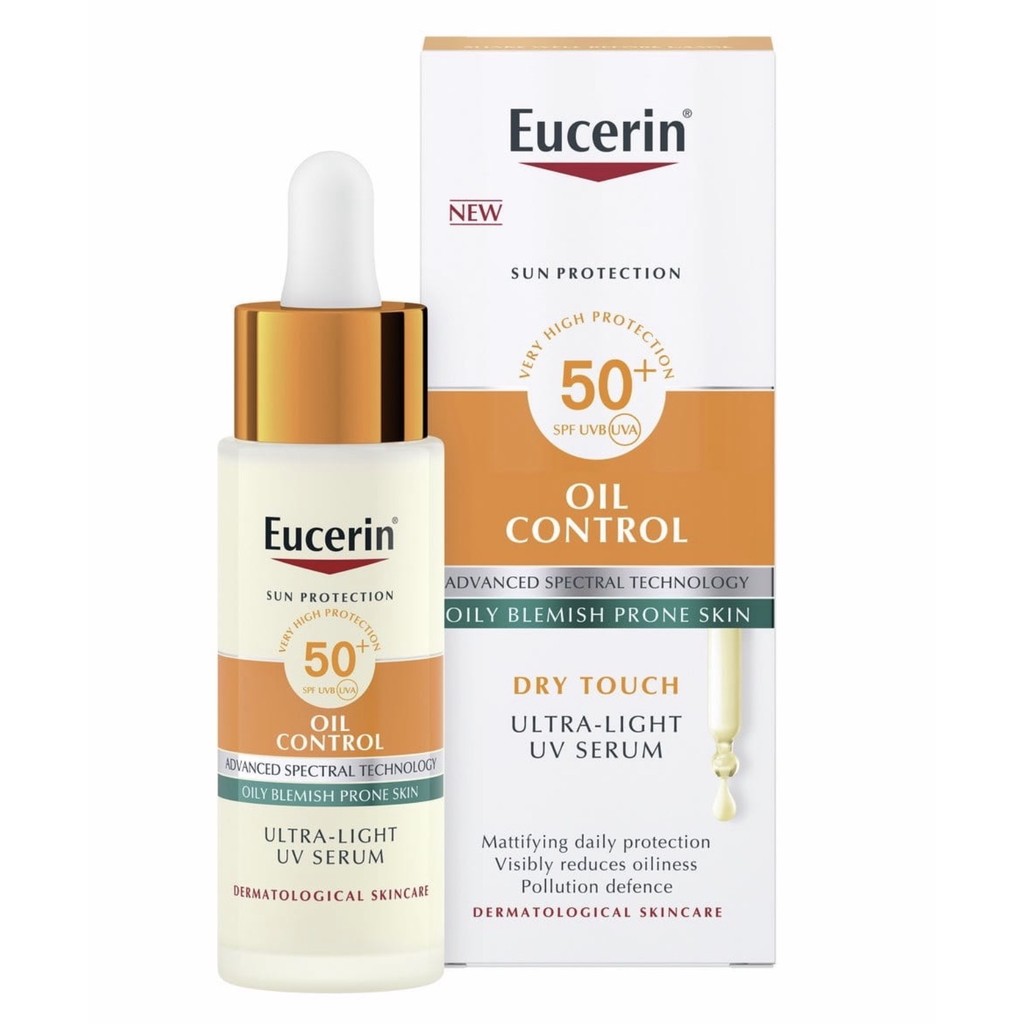 Eucerin Sun Oil Control Ultra‑Light UV Serum SPF 50+