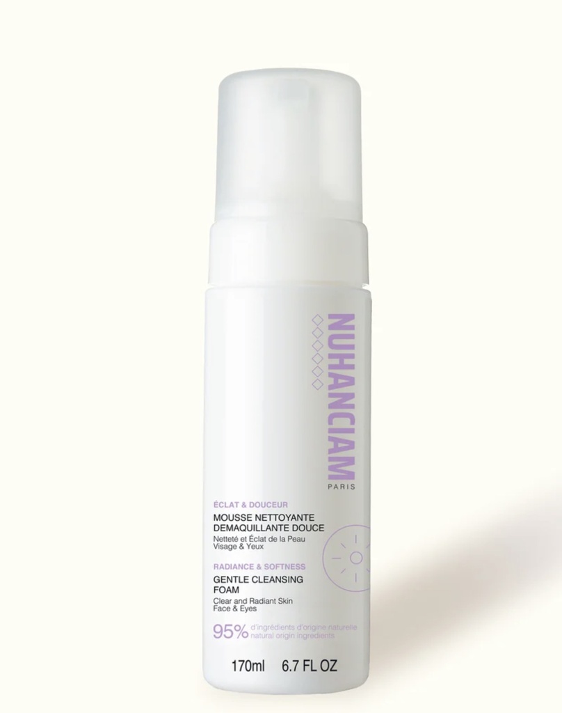 Nuhanciam  Mousse Nettoyante Démaquillante Douce l 170 ml
