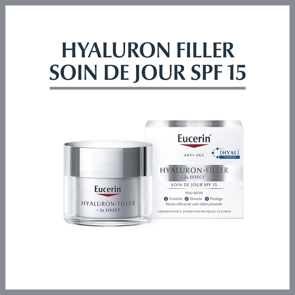 Eucerin Hyaluron-Filler 3x Effect Soin de Jour SPF15 PS