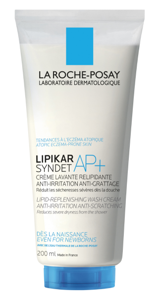 Lipikar Syndet AP+ Crème Lavante Peau Sèche et Eczéma Atopique l 200ml