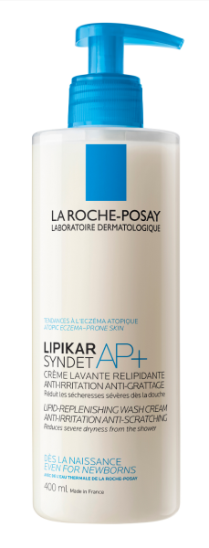 Lipikar Syndet AP+ Crème Lavante Peau Sèche et Eczéma Atopique l 400ml