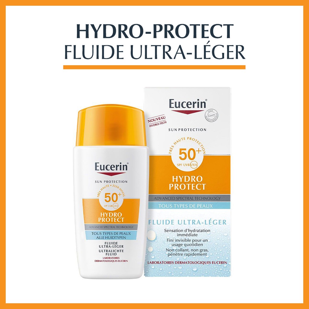 Eucerin Sun Hydro Protect Fluide Ultra Léger SPF50+ l 50ml