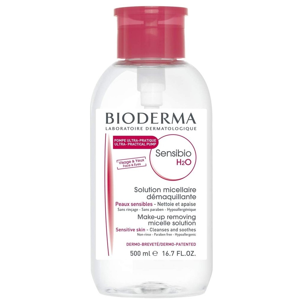 BIODERMA SENSIBIO H2O POMPE INVERSEE l 500ml