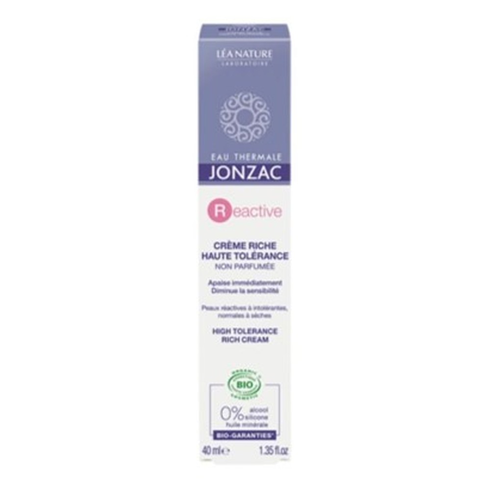 JONZAC EAU THERMALE JONZAC RÉACTIVE CRÈME RICHE HAUTE TOLÉRANCE |40 ml