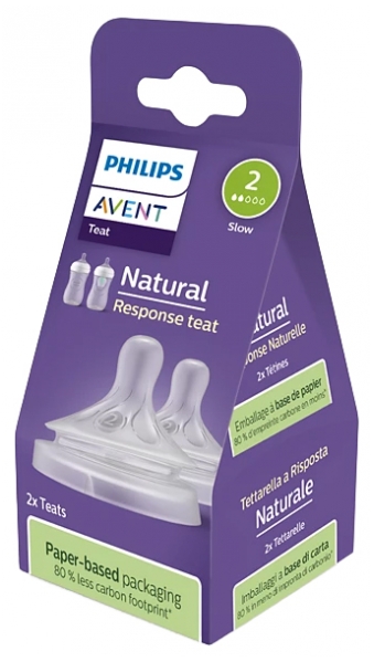 PHILIPS AVENT TETINE NATURAL 0M+2GOUTE