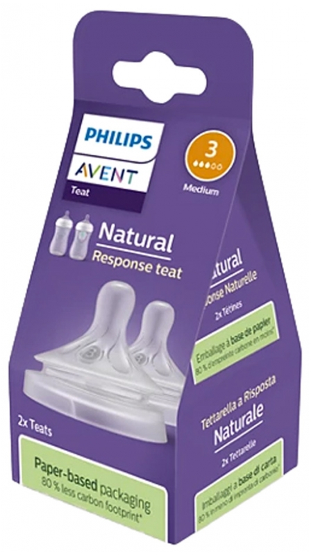PHILIPS AVENT TETINE NATURAL 1M+ 3GOUTE