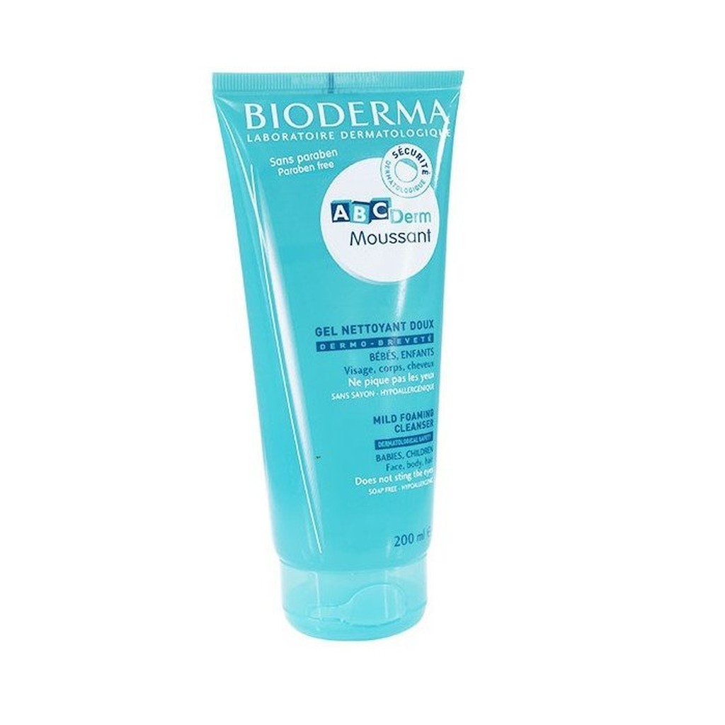 ABCDerm gel nettoyant moussant l 200ml