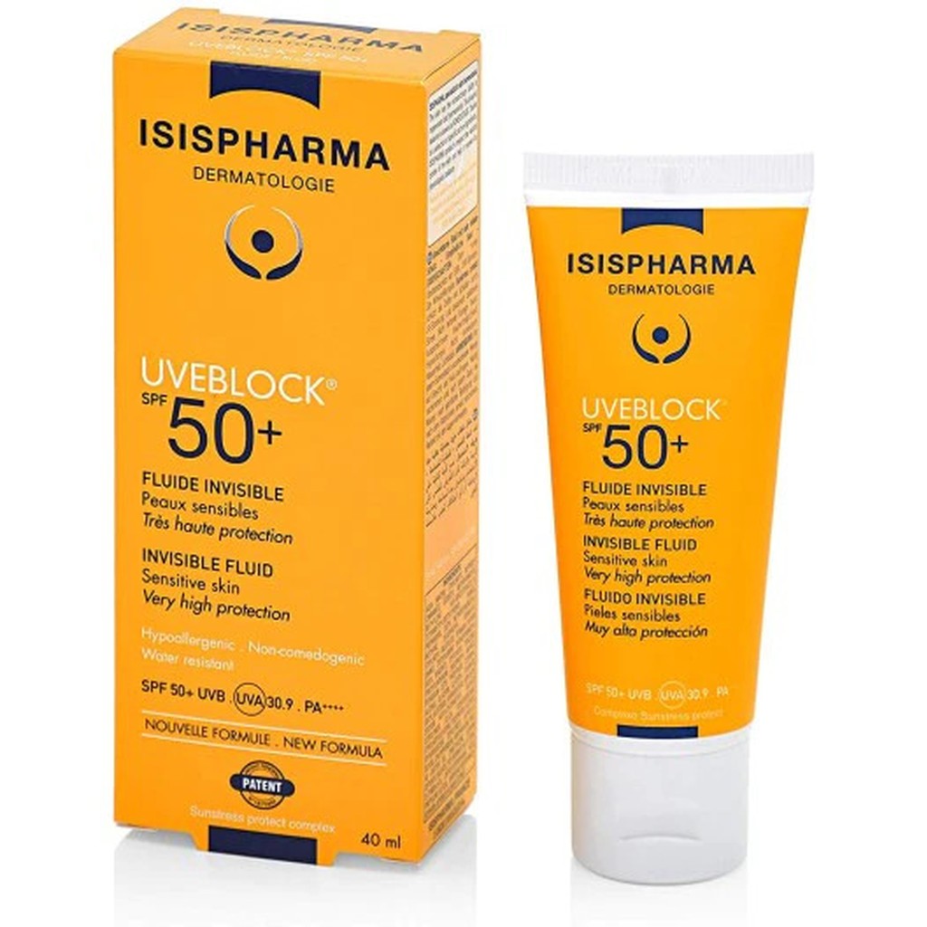 ISISPHARMA UVEBLOCK 50+ INVISIBLE  | 40ML