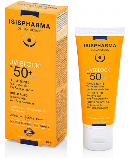 ISISPHARMA UVEBLOCK 50+ TEINTE CLAIRE | 40 ML