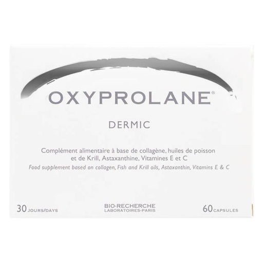 OXYPROLANE DERMIC Huiles de Poisson Vitamines (E,C)- 60 CAPSULES