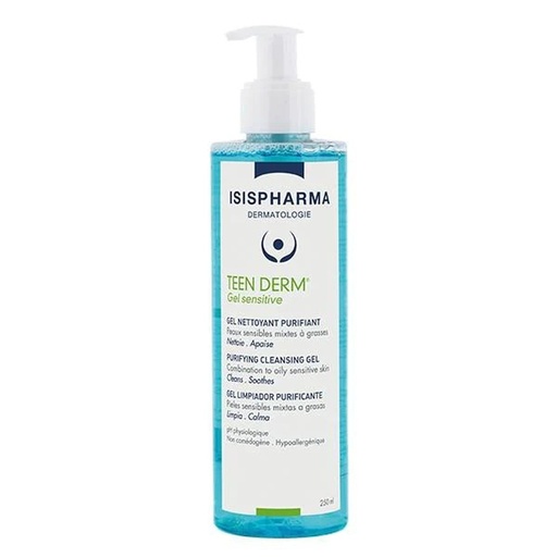 ISISPHARMA TEEN DERM  GEL SENSITIVE FLACON  | 250ML