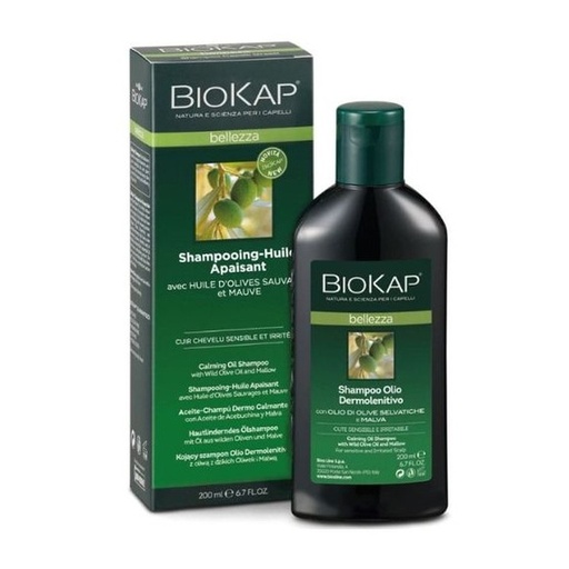 BIOKAP SHAMPOOING-HUILE APAISANT CUIR CHEVELU SENSIBLE ET IRRITE |200ML