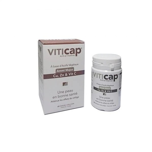 VITICAP ACTIFS ET VITAMINES  60 GÉLULES