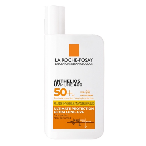 ANTHELIOS UVMUNE 400 crème solaire fluide invisible | peaux sensibles - 50ml