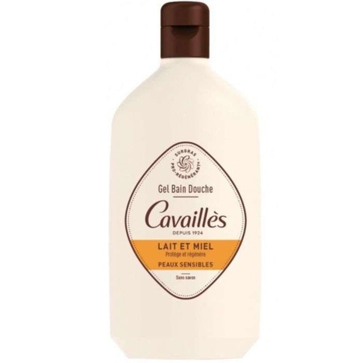 ROGÉ CAVAILLÈS GEL BAIN ET DOUCHE LAIT ET MIEL PEAUX SENSIBLES - 400ml
