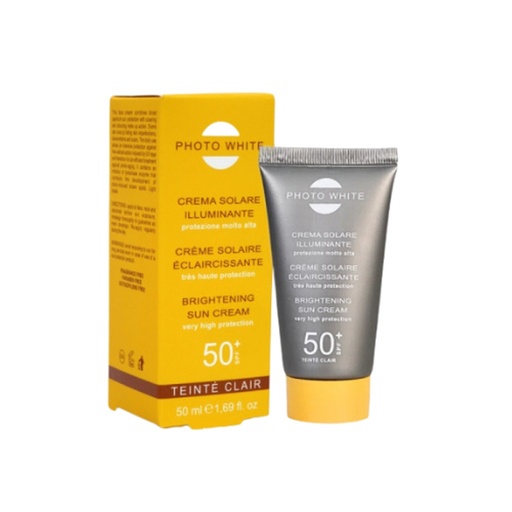 Photowhite crème solaire éclaircissante teintée SPF50