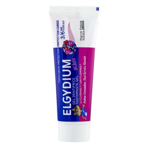ELGYDIUM DENTIFRICE KIDS GRENADINE (3 à 6 ans)