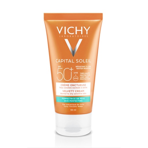 Vichy Capital Soleil Crème Onctueuse SPF50+ Peau Sensible Normale à Sèche | 50ml